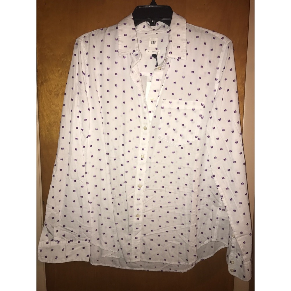 Gap Women's Boyfriend Button Down Shirt